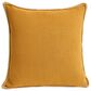 20" x 20" Throw Pillow with Stitch Piping in Yellow, , large