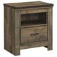 Ashley Trinell 5-Piece Twin Bookcase Bed Set in Replicated Oak Grain, , large