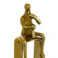 Maple and Jade 14" Musician Sculpture in Gold (Set of 2), , large