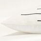 Rizzy Home 20" x 20" Striped Down Filled Throw Pillow in Ivory and Black, , large