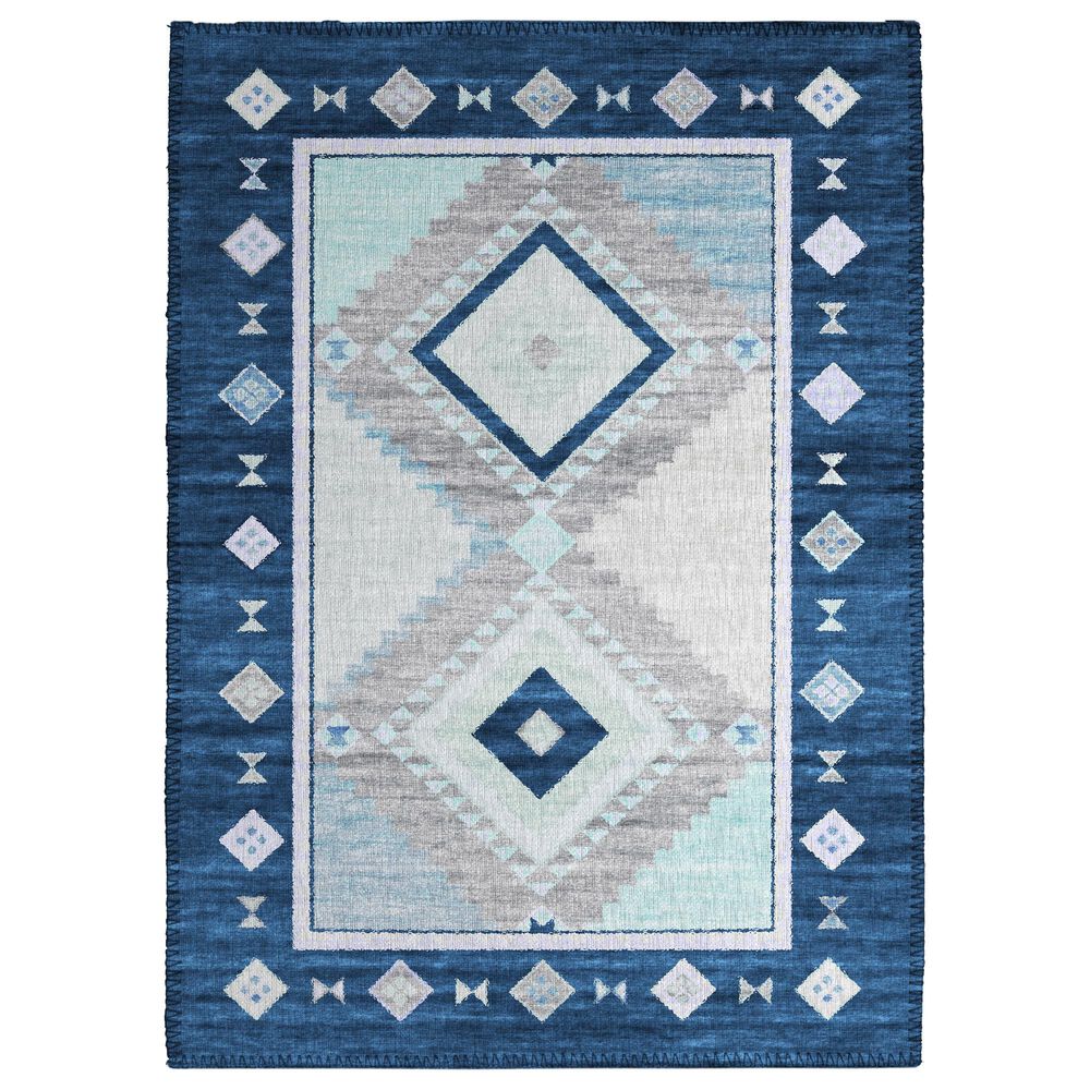 Dalyn Rug Company Phoenix 1"8" x 2"6" Denim Indoor/Outdoor Area Rug, , large