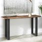 Linden Boulevard Brownstone II Console Table in Nut Brown and Black, , large