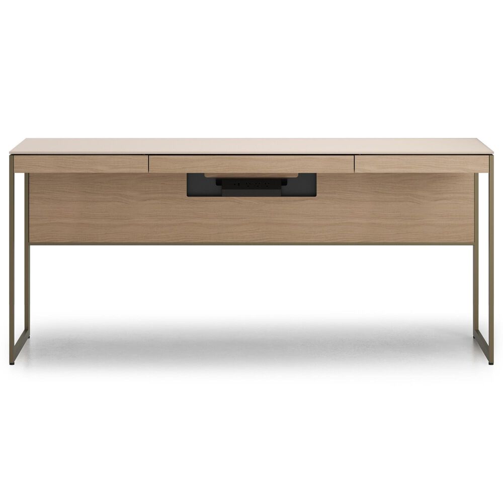 BDI Sequel Studio Computer Desk in Neo Oak and Bronze, , large