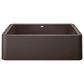Blanco Ikon 33" Apron Single Bowl Farmhouse Sink in Cafe, , large