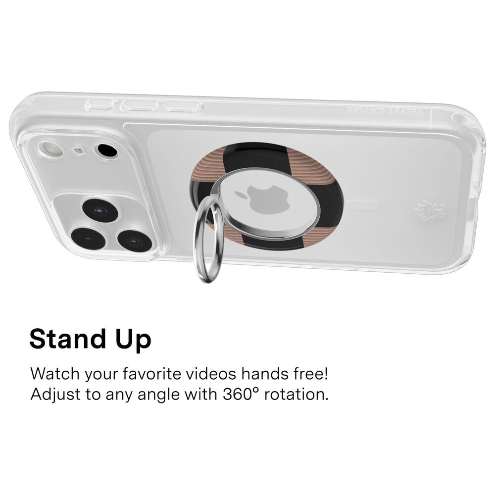 Velvet Caviar Gift Set with MagSafe Wallet, Grip Ring, Phone Charm in Mocha Vibe Checker, , large