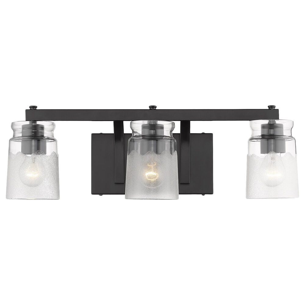 Golden Lighting Travers 3-Light Bath Vanity in Matte Black, , large