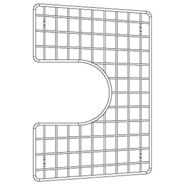 Blanco Performa Bottom Grid for Small Bowl of 60/40 Sinks in Stainless Steel, , large