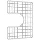 Blanco Performa Bottom Grid for Small Bowl of 60/40 Sinks in Stainless Steel, , large