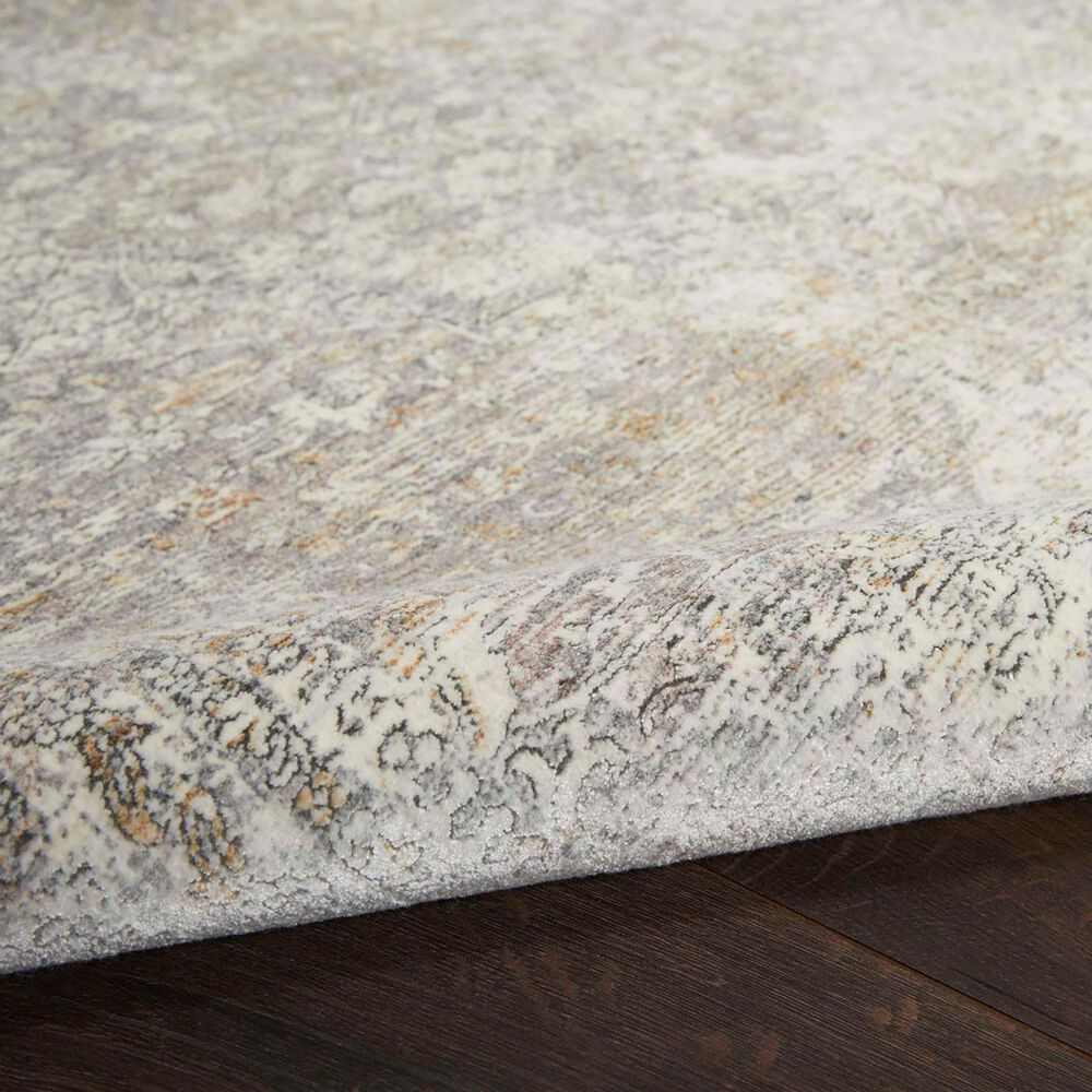 Nourison Starry Nights STN03 10&#39; x 13&#39; Silver and Cream Area Rug, , large
