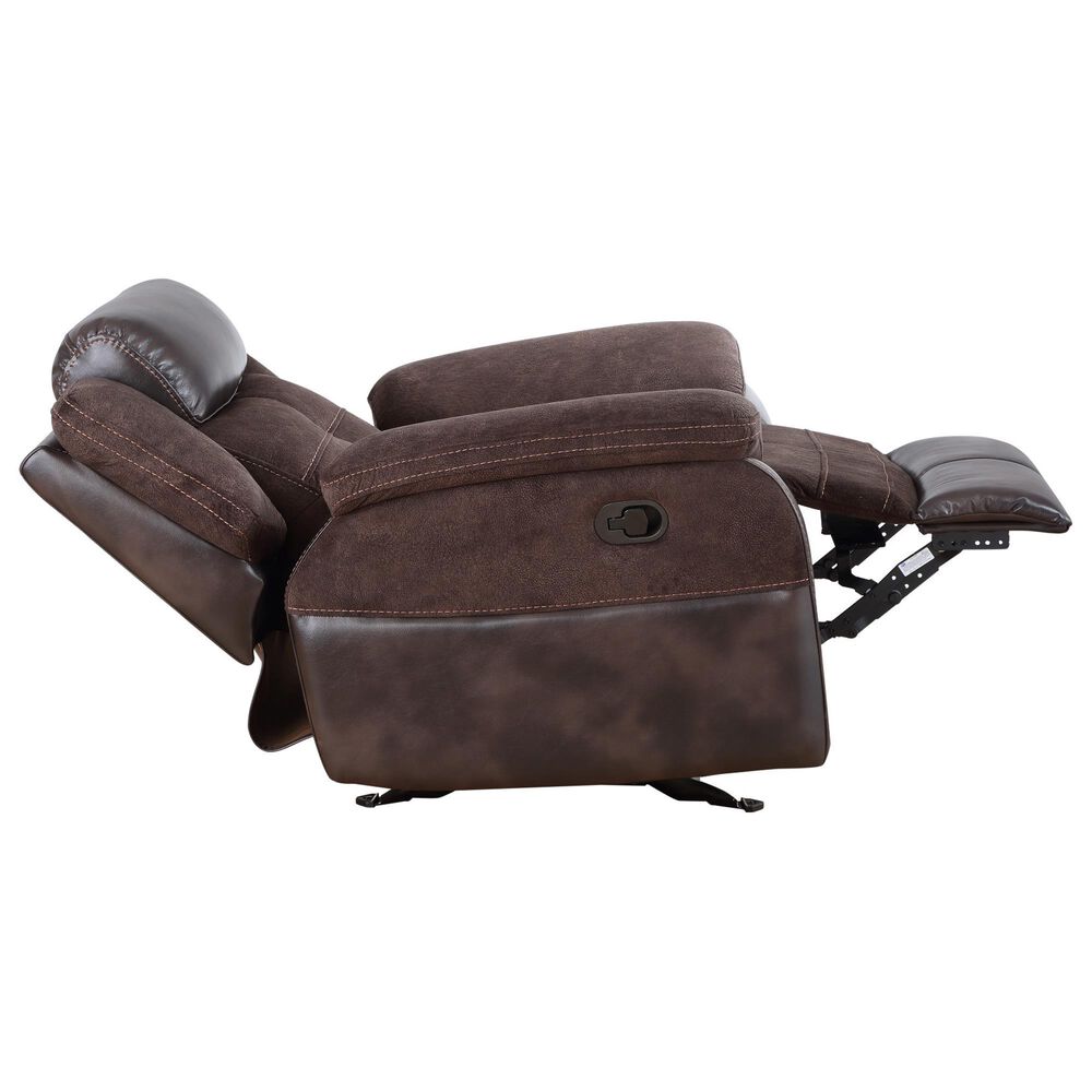 Steve Silver Pueblo Manual Recliner Chair in Coffee, , large