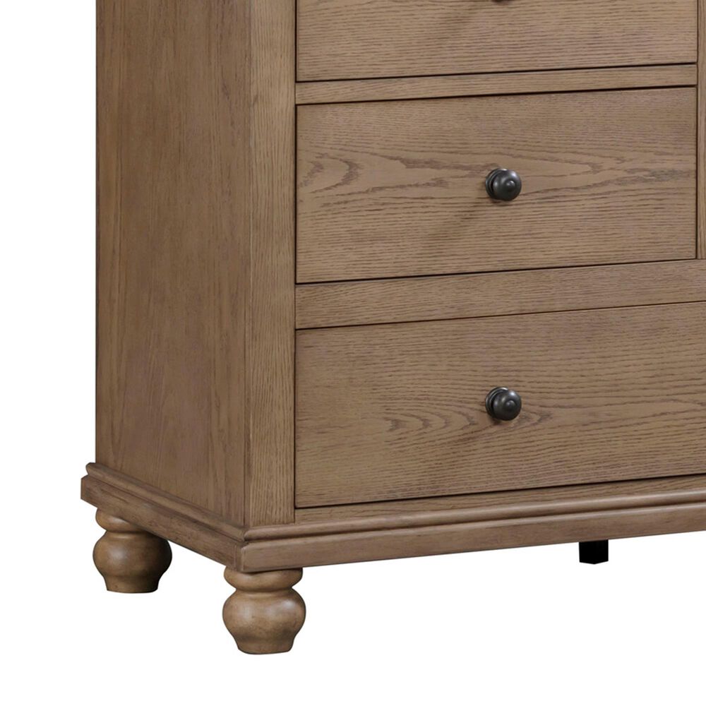 Riva Ridge Oxford 4-Drawer Chifferobe in Tan, , large