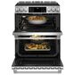 Cafe 30" Slide-In Front Convection Double Oven Range in Stainless Steel, , large