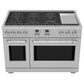 Cafe 8.25 Cu. Ft. Freestanding Dual Fuel Range with Double Oven in Stainless Steel and Brushed Stainless, , large