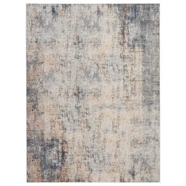 Nourison Rustic Textures RUS01 9"3" x 12"9" Grey and Beige Area Rug, , large