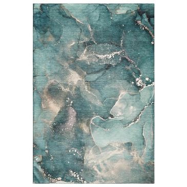 Dalyn Rug Company Odyssey OY11 3" x 5" Teal Area Rug, , large