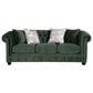 Decor-Rest Furniture Stationary Sofa in Green, , large