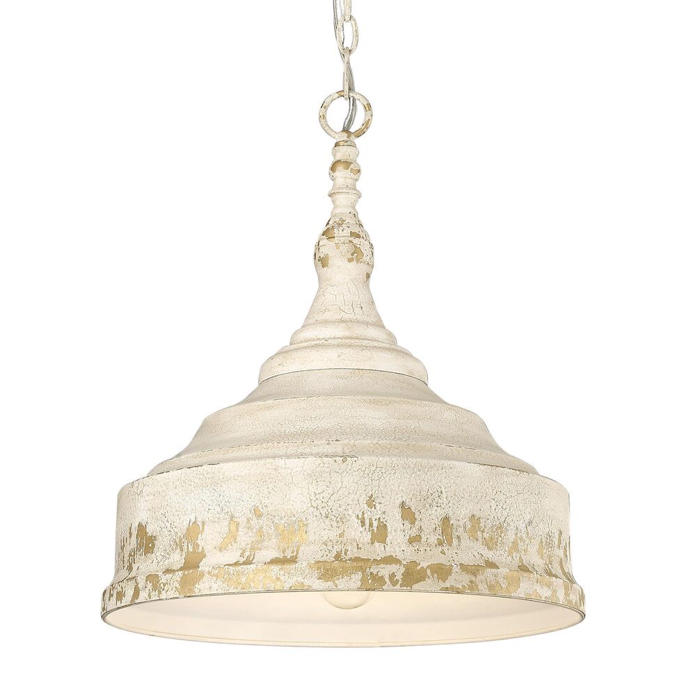 Golden Lighting Keating 3-Light Pendant in Antique Ivory, , large