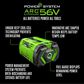 EGO 10Ah Battery with Fuel Gauge in Black and Green, , large