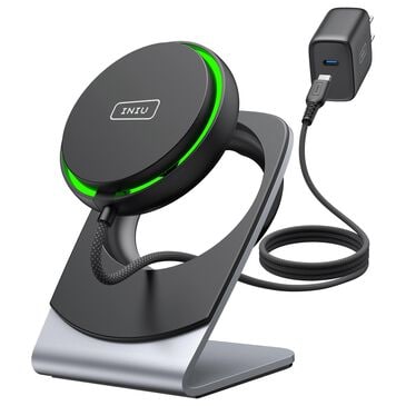 INIU Magsafe Fast Charging Power Bank with Cooling Fan in Black, , large