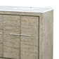 Lexora Home Lafarre 60" Double Bathroom Vanity in Rustic Acacia with 2 cm White Quartz Top and Rectangular Sinks, , large