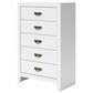 Ashley Binterglen 5-Drawer Chest in White, , large