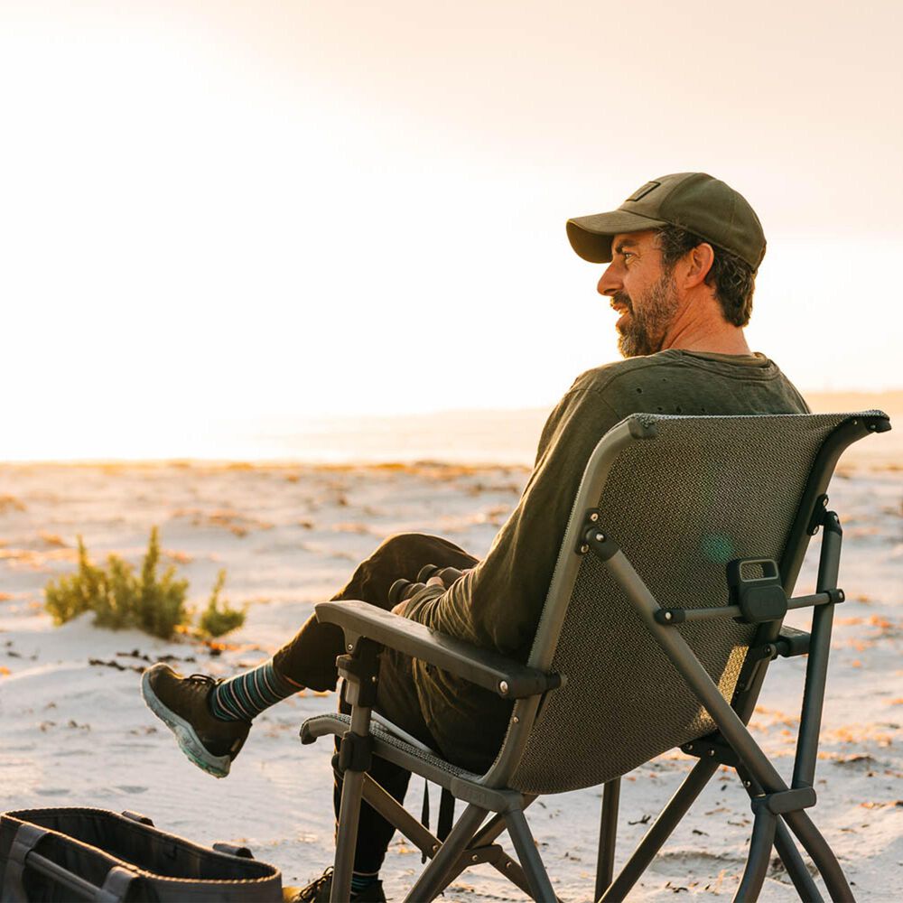 YETI Trailhead Camp Chair with Charcoal Cushion in Black, , large