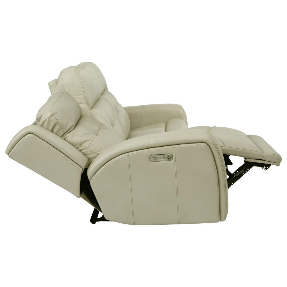 Flexsteel Grant Power Reclining Loveseat with Power Headrest in Cream, , large