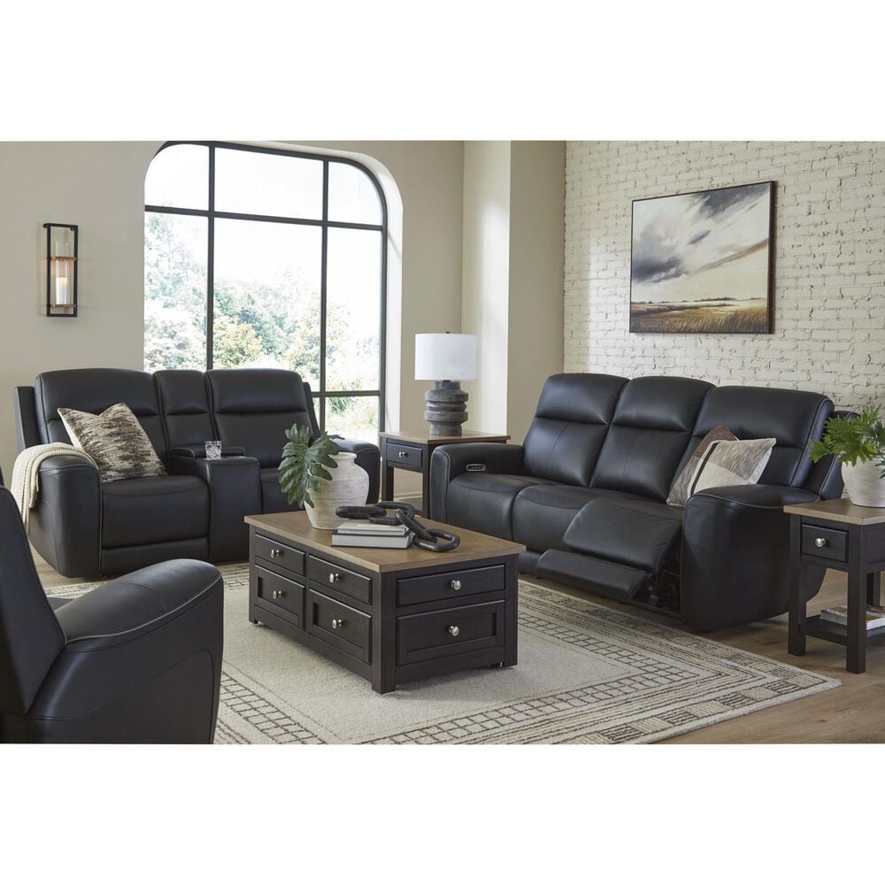 Ashley 5Z-Comfort Power Reclining Sofa in Onyx, , large