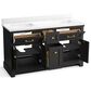 Kohler Charlemont 60" Double Bathroom Vanity in Ferrous Grey with 3 cm White Quartz Top and Rectangular Sinks, , large