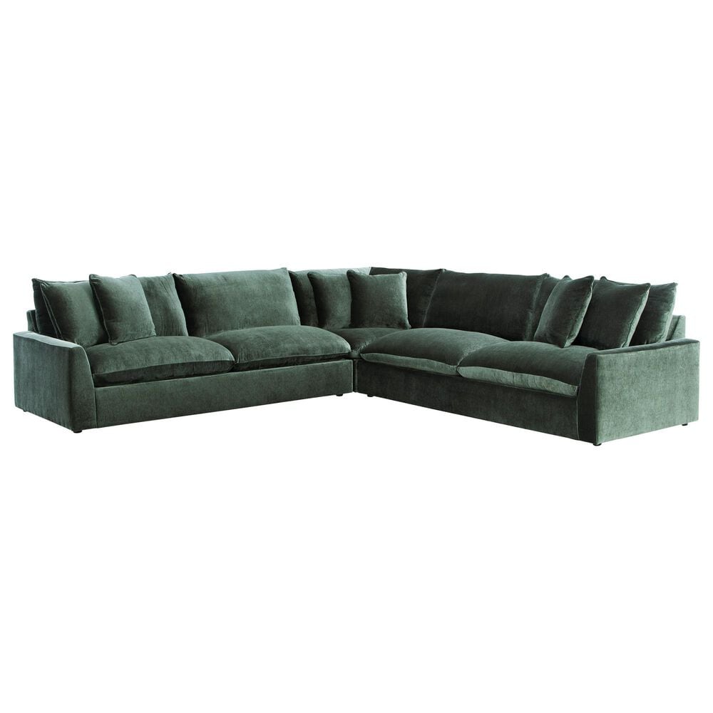 ASHLEY Carriage View 3-Piece L-Shaped Sectional in Jade, , large