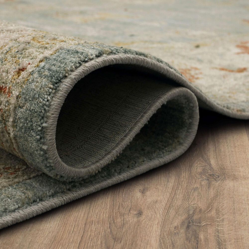 Karastan Adalia Amasya 6&#39;7&quot; x 9&#39;6&quot; Blue Area Rug, , large