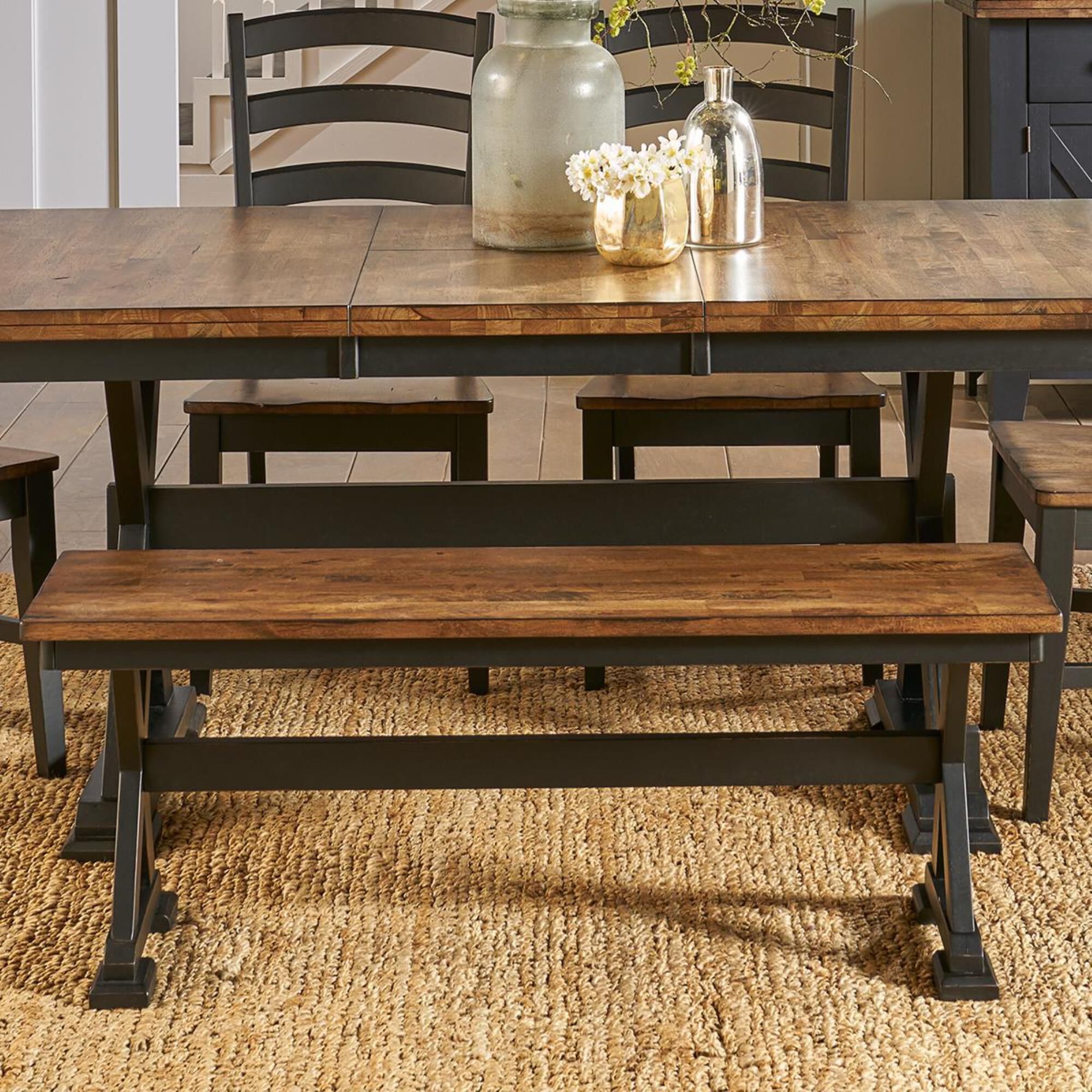 Stone table clearance and bench set