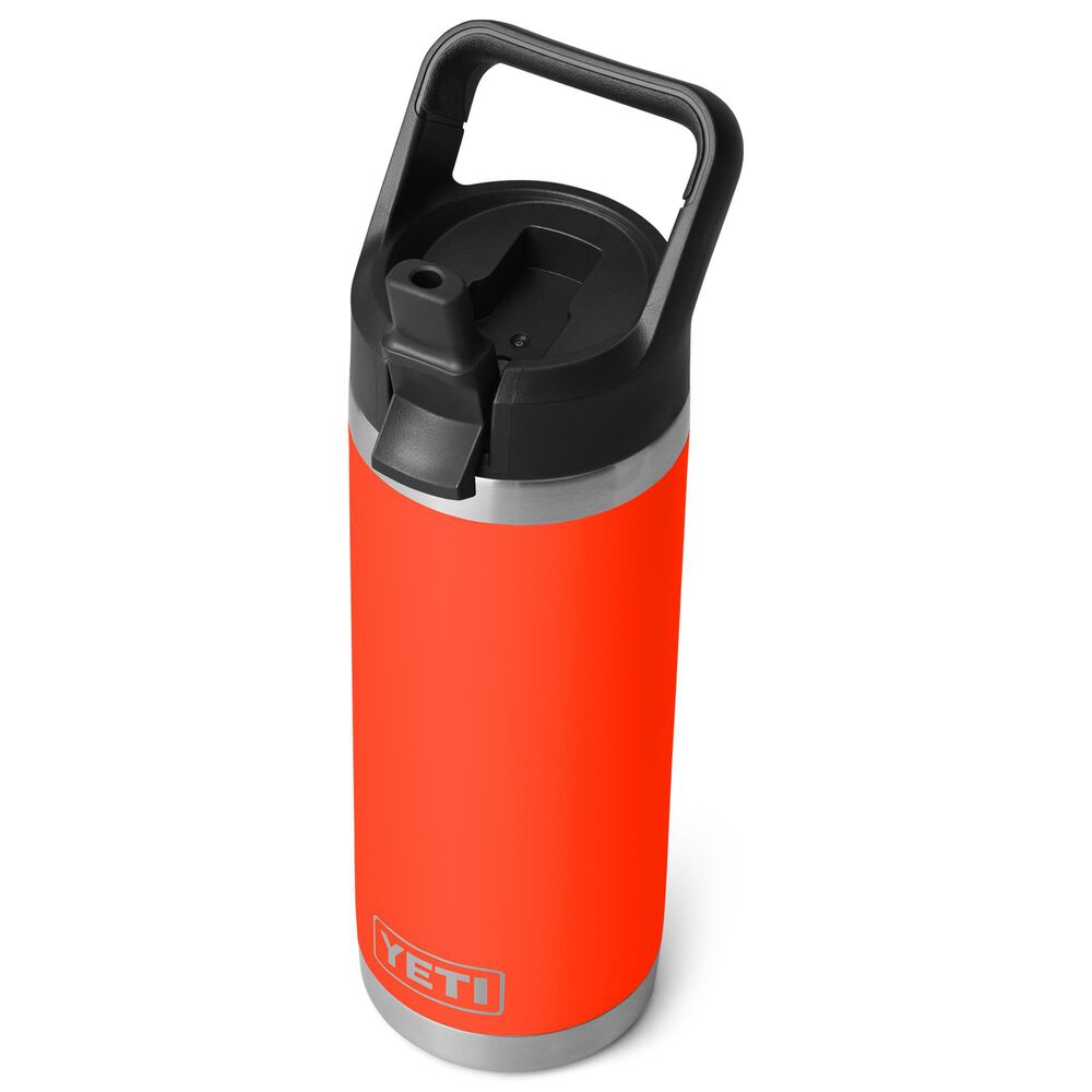 YETI Rambler 18 Oz Bottle with Straw Cap in Solar Flare, , large