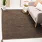 Safavieh Montauk 4" x 6" Brown and Black Area Rug, , large