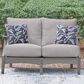 Ashley Cove Beach Outdoor Loveseat with Cushion in Gray, , large