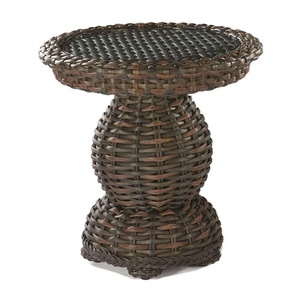 Venture South Hampton Round End Table in Sandalwood, , large