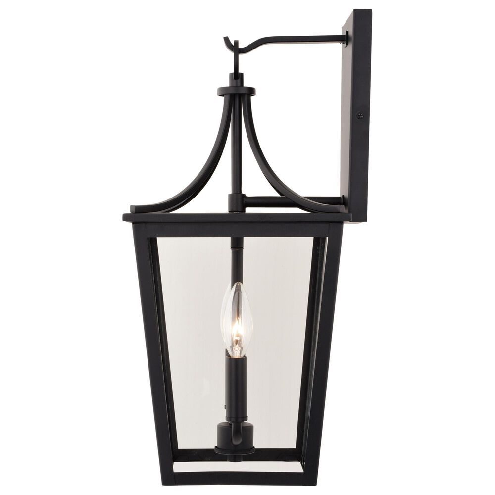 Vaxcel Cottage Grove 2-Light Outdoor Wall Sconce in Matte Black, , large