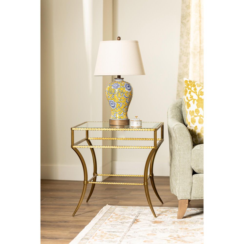 Hooker Furniture Laureng End Table in Gold, , large
