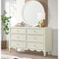 Forma & Co Olivia 5-Piece Twin Canopy Bedroom Set in French White, , large