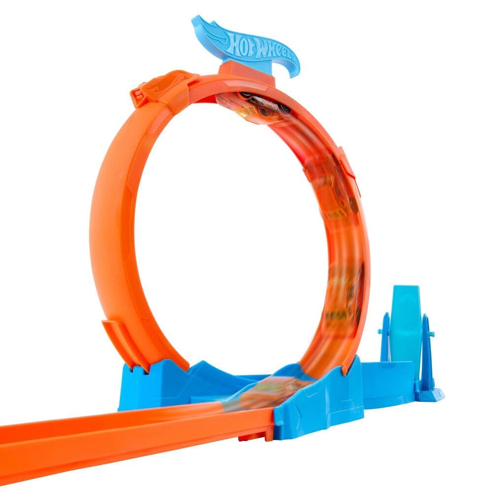 Hot Wheels 1:64 Scale Creator Triple Loop Track Set in Multicolor, , large
