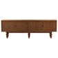Blue Sun Designs Campbell 4-Door Sideboard in Medium Brown, , large