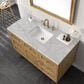 James Martin Vanities Laurent 48" Single Bathroom Vanity in Light Natural Oak with 3 cm Eternal Jasmine Pearl Silestone Top, Rectangular Sink and FreePower Wireless Charger, , large