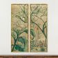 Paragon 17" x 49" Gold Chinoiserie I Wall Decor in Green (Set of 2), , large