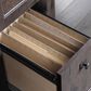 Sauder Carson Forge Computer Desk in Coffee Oak, , large