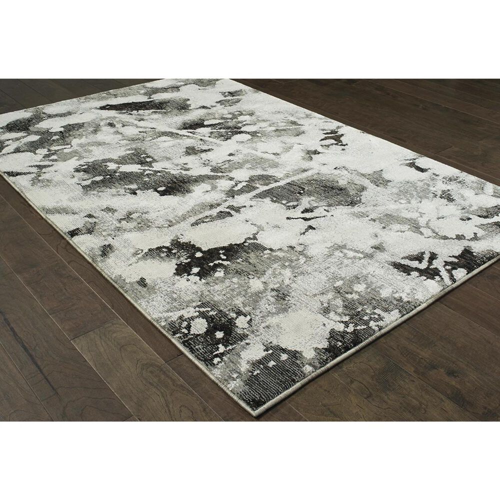 Oriental Weavers Evolution 8035B 10&#39; x 13&#39;2&quot; Charcoal Area Rug, , large