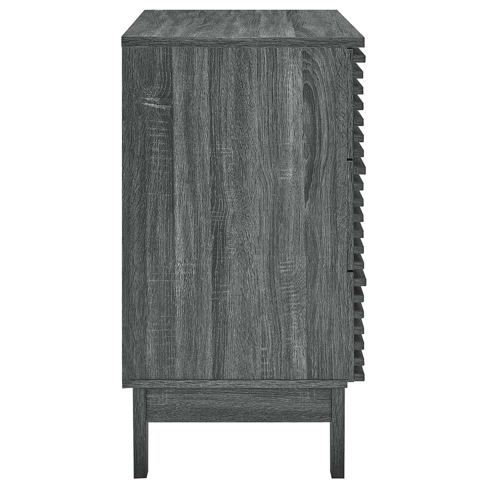 Modway Render 3-Drawer Bachelor's Chest in Charcoal, , large