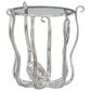 Linon Home Decor Octiana Octopus End Table in Silver, , large