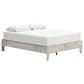 Ashley Shawburn Queen Platform Bed in Light Gray, , large