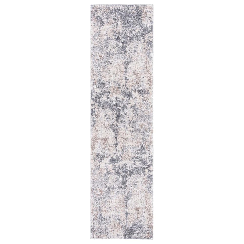 Safavieh Aston 2" x 8" Grey Runner, , large