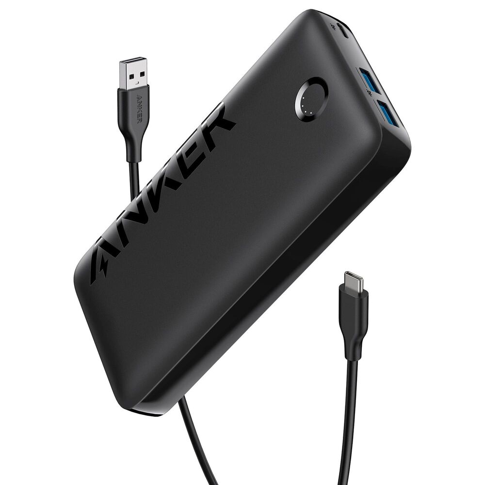 Anker 335 Power Bank 20000 mAh 20W PD Battery in Black